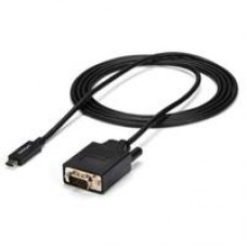 CABLE USB-C A VGA DE 2M - 1920X1200 - NEGRO - STARTECH.COM MOD. CDP2VGAMM2MB, - Garantía: 3 AÑOS -