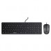 KIT TECLADO Y MOUSE OPTICO QUARONI ALAMBRICO COLOR NEGRO, - Garantía: 1 AÑO -