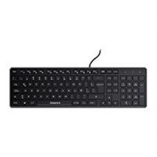 TECLADO ALAMBRICO QUARONI USB 104 TECLAS COLOR NEGRO, - Garantía: 1 AÑO -