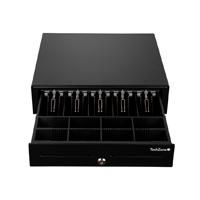 CAJON DE DINERO TECHZONE TZBE5B8M100, COMPARTIMENTO, 5 BILLETES, 8 MONEDAS, REMOVIBLE, NEGRO, - Garantía: 1 AÑO -