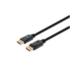 CABLE DISPLAYPORT,MANHATTAN,355575,V1.4 M-M, 2.0M NEGRO 8K60HZ, - Garantía: 3 AÑOS -