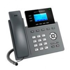 TELFONO IP GRANDSTREAM GRP2603/ 3 CUENTAS SIP 6 LINEAS P. LCD 2 PUERTOS 10/100/100 SOPORTA (EHS) INCLUYE ELIMINADOR DE CORRIENTE (NO POE), - Garantía: SG -