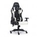 SILLA OCELOT GAMING OSB-04 / VINIPIEL / BASE NYLON AJUSTABLE / DESCANSABRAZOS 2D / PISTON CLASE 4 / RECLINABLE 90-155 GRADOS / HASTA 150KG / COJINES LUMBAR Y CERVICAL / COLOR NEGRO CON BLANCO, - Garantía: 1 AÑO - SILLA OCELOT GAMING OSB-04 / VINIPIEL / BASE NYLON AJUSTABLE / DESCANSABRAZOS 2D / PISTON CLASE 4 / RECLINABLE 90-155 GRADOS / HASTA 150KG / COJINES LUMBAR Y CERVICAL / COLOR NEGRO CON BLANCO, - Garantía: 1 AÑO -
