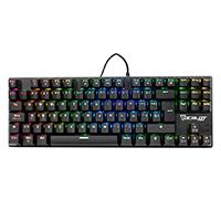 TECLADO MECANICO OCELOT GAMING OK-TKL2 / SWITCH ROJO / FULL RGB / 88 TECLAS / ANTHIGOSTING / USB / COLOR NEGRO, - Garantía: 1 AÑO -