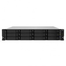 NAS QNAP TS-1232PXU-RP-4G /FUENTE REDUNDANTE/ 12 BAHIAS SATA HDD 3,5/RACK 2U/NUCLEO CUADRUPLE 1.7 GHZ/4GB DDR4 UDIMM HASTA 16GB/2 PTO 2,5 LAN GBE /2 PTO SFP 10 GBE/ USB 3.2 X4 /HOTSWAP/ NO INCLUYE D, - Garantía: 3 AÑOS -