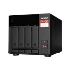 NAS QNAP TS-473A-8G/ 4 BAHIAS NUCLEO CUADRUPLE HASTA 2.7 GHZ AMD RYZEN 8GB DDR4 SO-DIMM/2 PTO 2,5 GBE / 1 PTO 10GBE/ USB 3.2X3/ HOTSWAP/SATA/HASTA 72TB/ NO INCLUYE DISCOS, - Garantía: 3 AÑOS -
