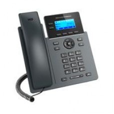 TELFONO IP GRANDSTREAM GRP2602, 4 CUENTAS SIP 2 LINEAS P. LCD 2 PUERTOS 10/100 SOPORTA (EHS) INCLUYE ELIMINADOR DE CORRIENTE (NO POE), - Garantía: 1 AÑO -