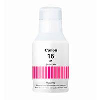 BOTELLA DE TINTA CANON GI-16 MAGENTA,RENDIMIENTO 9,000 PAGINAS,COMPATIBLE MAXIFY GX7010,MAXIFY GX6010,MAXIFY GX5010, - Garantía: SG -