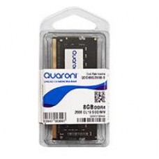 MEMORIA RAM QUARONI SODIMM DDR4 8GB 2666MHZ CL19 260PIN 1.2V, - Garantía: 1 AÑO -