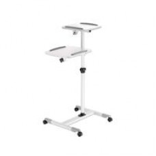 SOPORTE PROYECTOR,MANHATTAN,461726, TIPO CARRO 10KG, DOS BANDEJAS PARA 10KG C/UNA, PARA PROYECTORES Y LAPTOPS, - Garantía: 3 AÑOS -