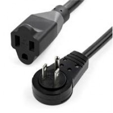 CABLE DE CORRIENTE DE 3M DE EXTENSION - CABLE DE ALIMENTACION ROTATIVO PLANO DE 360 - NEMA 5-15P A NEMA 5-15R - 16AWG - 15A 125V - NEGRO - 3 PUNTAS - UL - STARTECH.COM MOD. RTPAC10110, - Garantía: 5 AÑOS -