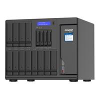 NAS QNAP TVS-H1688X-W1250-32G/ 16 BAHIAS /12 DE 3,5 4 DE 2,5 SSD/SEIS NUCLEOS 3.3GHZ/32GB DDR4 HASTA 128GB/4 PTO 2,5 GBE/2 PTO 10 GBE /USB 3.2 X2/ HOTSWAP/ NO INCLUYE DISCOS/ INTEL XEON, - Garantía: 3 AÑOS -