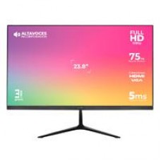 MONITOR ACTECK CAPTIVE VIVID SP240 / 23.8 PUL / PLANO / FULL HD / 75 HZ / BOCINAS INTEGRADAS / 5 MS / IPS / HDMI + VGA + DC / SOPORTE VESA 75 / 3 AÑOS DE GARANTIA / NEGRO / AC-933841, - Garantía: 3 AÑOS - MONITOR ACTECK CAPTIVE VIVID SP240 / 23.8 PUL / PLANO / FULL HD / 75 HZ / BOCINAS INTEGRADAS / 5 MS / IPS / HDMI + VGA + DC / SOPORTE VESA 75 / 3 AÑOS DE GARANTIA / NEGRO / AC-933841, - Garantía: 3 AÑOS -