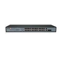 SWITCH POE / PROVISION ISR / POES-24370C+2COMBO / 24 CANALES POE / 10/100MBPS / 2G /TOTAL POE 370W., - Garantía: 2 AÑOS -