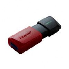 MEMORIA KINGSTON 128GB USB 3.2 GEN 1 ALTA VELOCIDAD / DATATRAVELER EXODIA M ROJO C/TAPA MÓVIL (DTXM/128GB), - Garantía: 1 AÑO -