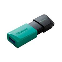 MEMORIA FLASH USB KINGSTON DATA TRAVELER EXODIA M 256GB GEN 1 3.2 GEN 1 C/TAPA MVIL NEGRO VERDE OCEAN DTXM/256GB, - Garantía: 1 AÑO -