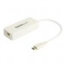 ADAPTADOR DE RED ETHERNET USB-C CON PUERTO USB A - ADAPTADOR DE RED NIC ETHERNET RJ45 USB TIPO C USB 3.0/USB 3.1 BLANCO - STARTECH.COM MOD. US1GC301AUW, - Garantía: 2 AÑOS -