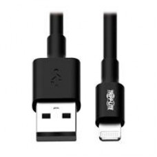 CABLE USB TRIPP-LITE M100-010-BK CABLE DE SINCRONIZACIóN Y CARGA USB A A LIGHTNING, CERTIFICADO MFI - NEGRO, M/M, USB 2.0, 3.05 M [10 PIES], - Garantía: 2 AÑOS -