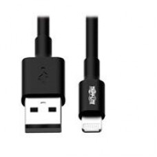 CABLE USB TRIPP-LITE M100-010-BK CABLE DE SINCRONIZACIóN Y CARGA USB A A LIGHTNING, CERTIFICADO MFI - NEGRO, M/M, USB 2.0, 3.05 M [10 PIES], - Garantía: 2 AÑOS -