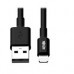 CABLE USB TRIPP-LITE M100-010-BK CABLE DE SINCRONIZACIóN Y CARGA USB A A LIGHTNING, CERTIFICADO MFI - NEGRO, M/M, USB 2.0, 3.05 M [10 PIES], - Garantía: 2 AÑOS -