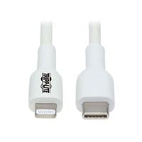 CABLE USB TRIPP-LITE M102-01M-WH CABLE DE SINCRONIZACIóN Y CARGA USB C A LIGHTNING (M/M), CERTIFICADO MFI, BLANCO, 1 M [3.3 PIES], - Garantía: 2 AÑOS -