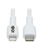 CABLE USB TRIPP-LITE M102-01M-WH CABLE DE SINCRONIZACIóN Y CARGA USB C A LIGHTNING (M/M), CERTIFICADO MFI, BLANCO, 1 M [3.3 PIES], - Garantía: 2 AÑOS -