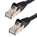 CABLE DE 1M CAT6A ETHERNET NEGRO - CABLE DE RED 10GB CAT6A SNAGLESS BLINDADO RJ45 POE DE 100W - 10GBE CON CERTIFICACION UL/TIA - STARTECH.COM MOD. C6ASPAT3BK, - Garantía: 5 AÑOS -