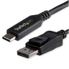 CABLE ADAPTADOR DE 1.8M USB-C A DISPLAYPORT - CONVERSOR USB TIPO C A DP - 8K 60HZ HBR3 - CONVERTIDOR THUNDERBOLT 3 DISPLAYPORT - STARTECH.COM MOD. CDP2DP146B, - Garantía: 3 AÑOS -