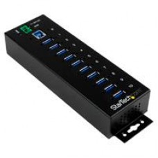 HUB CONCENTRADOR INDUSTRIAL USB 3.0 DE 10 PUERTOS - HUB CON PROTECCION DE DESCARGAS - STARTECH.COM MOD. ST1030USBM, - Garantía: 2 AÑOS -