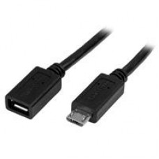 CABLE DE 50CM MICRO USB DE EXTENSION - MACHO A HEMBRA - STARTECH.COM MOD. USBUBEXT50CM, - Garantía: 5 AÑOS -