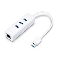ADAPTADOR USB | TP-LINK | UE330 | 2 EN 1 CON HUB DE 3 PUERTOS USB 3.0 Y ADAPTADOR ETHERNET GIGABIT, - Garantía: 1 AÑO -