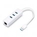 ADAPTADOR USB | TP-LINK | UE330 | 2 EN 1 CON HUB DE 3 PUERTOS USB 3.0 Y ADAPTADOR ETHERNET GIGABIT, - Garantía: 1 AÑO -