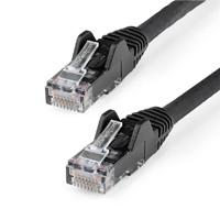 CABLE ETHERNET CAT 6 DE 50 CM - LSZH - CABLE DE RED PATCH CAT6 UTP RJ45 POE DE 100W 10 GBE SIN ENGANCHES NEGRO, ETL - STARTECH.COM MOD. N6LPATCH50CMBK, - Garantía: 5 AÑOS -