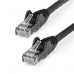 CABLE ETHERNET CAT 6 DE 50 CM - LSZH - CABLE DE RED PATCH CAT6 UTP RJ45 POE DE 100W 10 GBE SIN ENGANCHES NEGRO, ETL - STARTECH.COM MOD. N6LPATCH50CMBK, - Garantía: 5 AÑOS -