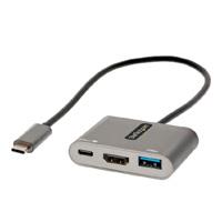 ADAPTADOR MULTIPUERTOS USB C, USB TIPO C A HDMI, 4K, PD 100W, PASS THROUGH, HUB USB 3.0 1XUSBC 1XUSBA, DOCKING STATION - STARTECH.COM MOD. CDP2HDUACP2, - Garantía: 3 AÑOS -