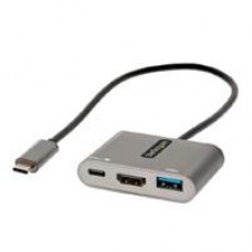 ADAPTADOR MULTIPUERTOS USB C, USB TIPO C A HDMI, 4K, PD 100W, PASS THROUGH, HUB USB 3.0 1XUSBC 1XUSBA, DOCKING STATION - STARTECH.COM MOD. CDP2HDUACP2, - Garantía: 3 AÑOS -