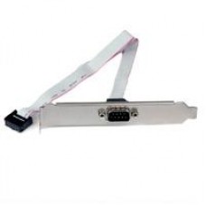 ADAPTADOR DE 40CM HEADER CABEZAL BRACKET SERIAL DB9 RS232 A IDC 10 PINES PARA TARJETA MADRE - STARTECH.COM MOD. PLATE9M16, - Garantía: SG -