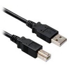 CABLE BROBOTIX USB V2.0 A-B 1.8 M NEGRO, - Garantía: 5 AÑOS -
