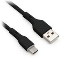 CABLE BROBOTIX USB-A V2.0 A USB-C PVC 1.0M NEGRO, - Garantía: 5 AÑOS -