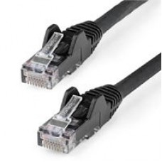 CABLE DE 3M DE RED ETHERNET UTP SIN ENGANCHES CAT6 GIGABIT - NEGRO - STARTECH.COM MOD. N6PATCH10BK, - Garantía: 10 AÑOS -