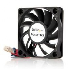 VENTILADOR PARA GABINETE DE COMPUTADORA - VENTILADOR INTERNO PARA TORRE - VENTILADOR 60X10MM CON CONECTOR TX3 - STARTECH.COM MOD. FAN6X1TX3, - Garantía: 2 AÑOS -