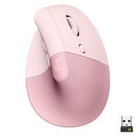 MOUSE LOGITECH LIFT VERTICAL ERGO OPTICO INALAMBRICO BT LOGI BOLT EASY-SWITCH ROSA, - Garantía: 1 AÑO -