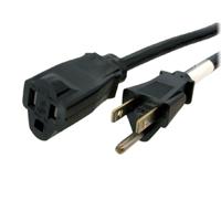 CABLE DE ALIMENTACIN 1M - EXTENSION DE ALIMENTACION,NEMA 5-15R A NEMA 5-15P, 13A 125V, 16AWG, CABLE DE EXTENSION DE CORRIENTE - STARTECH.COM MOD. PAC1013, - Garantía: 10 AÑOS -