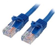 CABLE DE 2M AZUL DE RED FAST ETHERNET CAT5E RJ45 SIN ENGANCHE - CABLE PATCH SNAGLESS - STARTECH.COM MOD. 45PAT2MBL, - Garantía: 10 AÑOS -