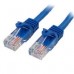 CABLE DE 2M AZUL DE RED FAST ETHERNET CAT5E RJ45 SIN ENGANCHE - CABLE PATCH SNAGLESS - STARTECH.COM MOD. 45PAT2MBL, - Garantía: 10 AÑOS -