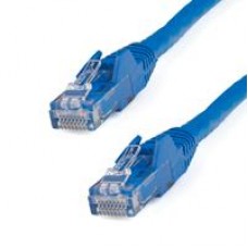 CABLE DE 2.1M DE RED CATEGORIA CAT6 UTP RJ45 GIGABIT ETHERNET ETL PATCH MOLDEADO SNAGLESS - AZUL - STARTECH.COM MOD. N6PATCH7BL, - Garantía: 10 AÑOS -