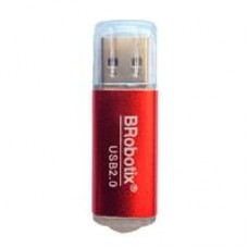 LECTOR BROBOTIX DE TARJETA MICRO SD - USB-A V2.0, METALICO, ROJO, - Garantía: 1 AÑO -