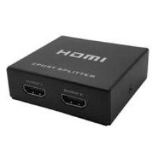 VIDEO SPLITTER HDMI BROBOTIX 2 DISPOSITIVOS A 1 PC, 2K  - 4K, NEGRO, - Garantía: 1 AÑO -