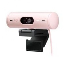 WEBCAM LOGITECH BRIO 500 ROSA FHD 1080 A 30 FPS AUTO ENFOQUE, MICRÓFONO IA USB-C WIN/MAC OS, - Garantía: 1 AÑO -