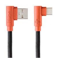 CABLE MICRO USB TIPO C HUNE HIEDRA SUSTENTABLE TRENZADO CARGA RAPIDA Y DATOS 90ª  1.2M (CORTEZA), - Garantía: 1 AÑO -